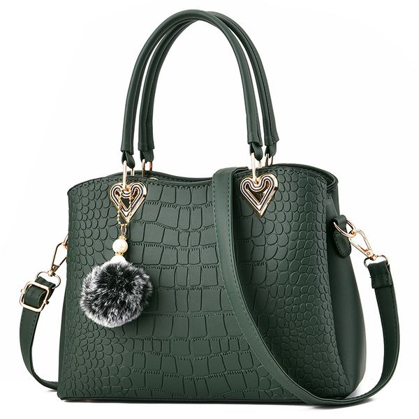 

fashion bag effini soft pu leather messenger bag female large capacity handbag totes bag for women shoulder bags 2021 green color
