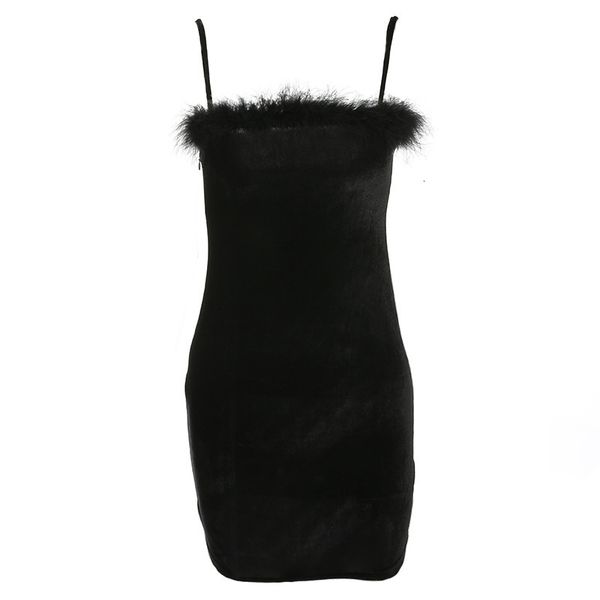 

2021 new spring very spaghetti belts velvet elegant avestruz hair decoration dressed in fine high rise q12e, Black;gray