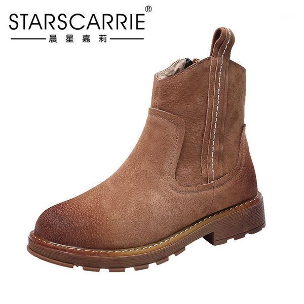 

real pison women's medium heeled boots women's new versatile retro boots in spring and autumn 20211, Black