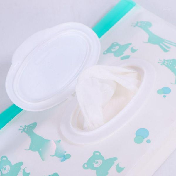 Sacos de armazenamento Sacos Eco-friendly Wet Wipe Dispenser Titular de Embraiagem de Viagem Recarregável Portátil Baby Wipes Recipiente Ao Ar Livre Suprimentos