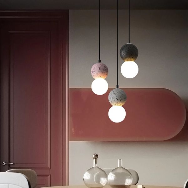 

2021 nordic restaurant led pendant lights creative bar bedroom pendant lamps living room decoration lighting lamparas