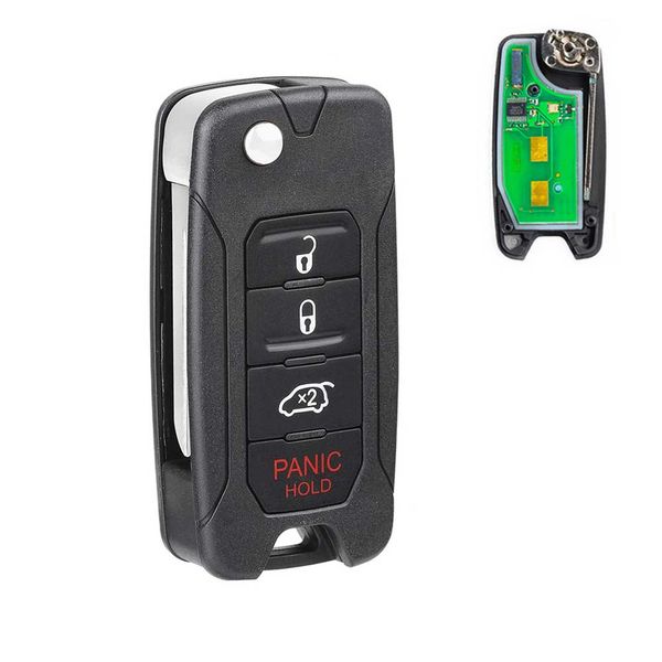 

1pcs 315/433mhz for jeep for dodge for chrysler upgraded remote car key fob fccid oht692427aa