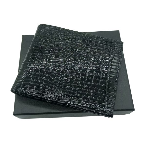 

business men fashion black luxury wallet credit cardholder card set 6 card slots wallets p dust bag premium gift box, Red;black