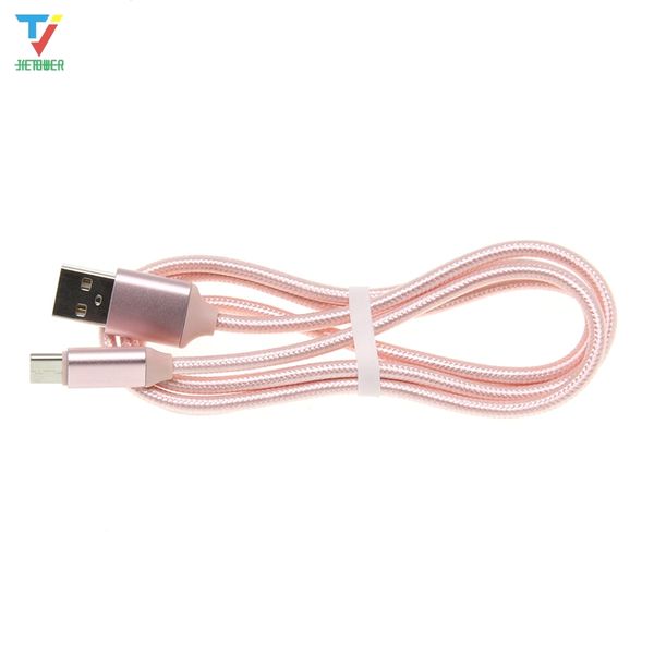 

fast charging new shell nylon braided micro usb type c cable charger for huawei phone charging usbc cord 50pcs/lot