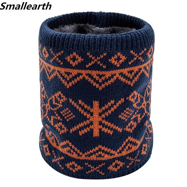 

scarves autumn winter cotton boys girls knitted plush children bufandas thick baby neck collars kids plus velvet ring scarf, Blue;gray