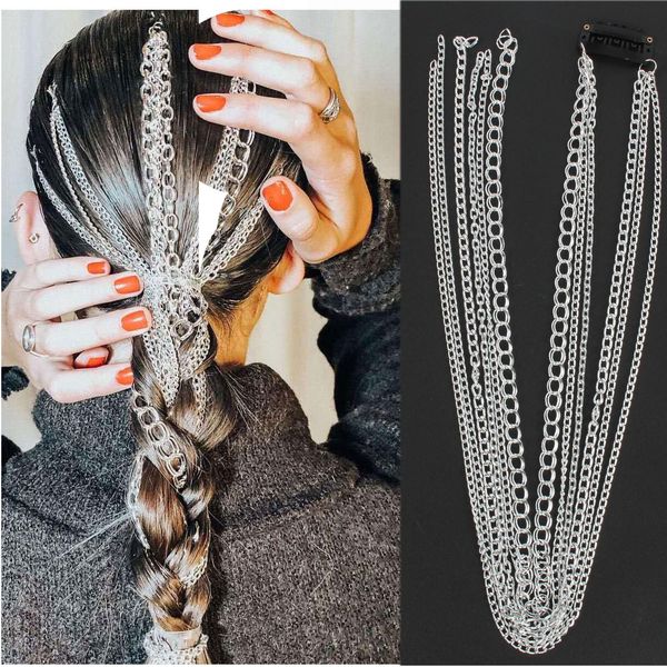 

мода элегантные женщины леди горный хрусталь оболочкой хрустальные кисточки длинные цепные бисеры болтаться волосами для волос зажимание вол, Black;brown