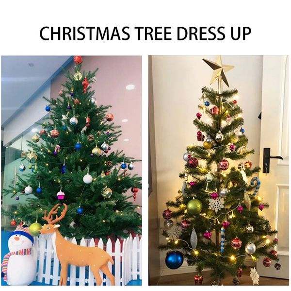 

рождественская елка висит шары пластиковые безделушки домашнего офиса отель рождественские украшения украшения набор елки h jllpwr