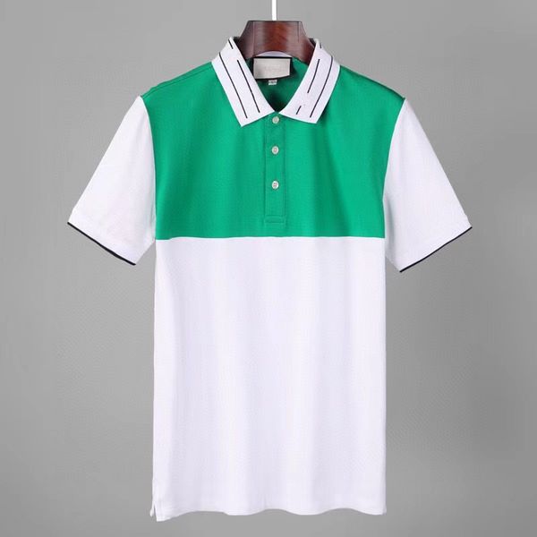 

22ss luxvrious mens summer casual t shirts polo for men women short sleeve shirt brand clothing letter patter m-3xl, White;black