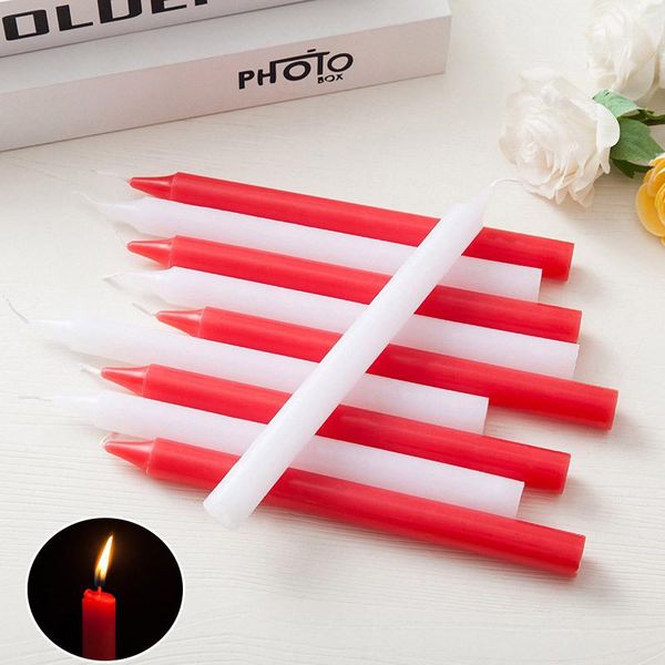 

5pcs 1.2 1.5 2cm candle wedding supply red white smokeless daily general lighting long pole power outages party wmtvwi comb2010