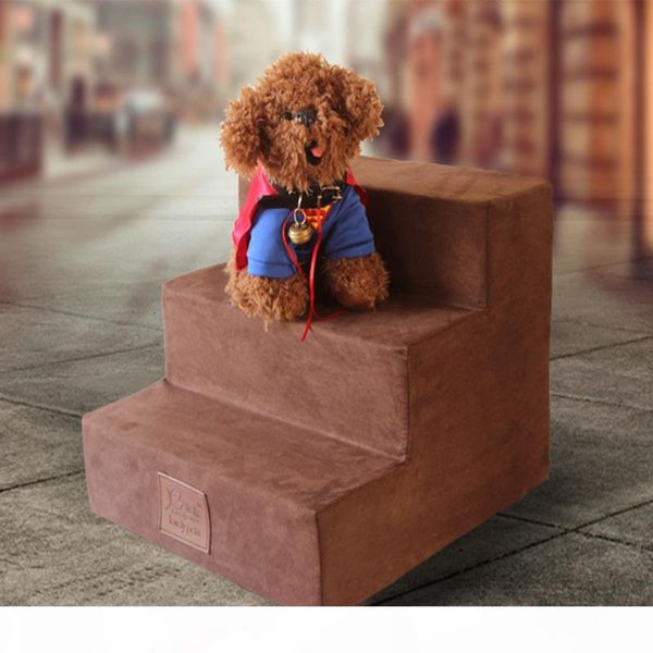

3 steps dog stairs cat staircase anti-slip breathable waterproof pet climbing ladder comfortble bed cushion mat puppy dogs cat