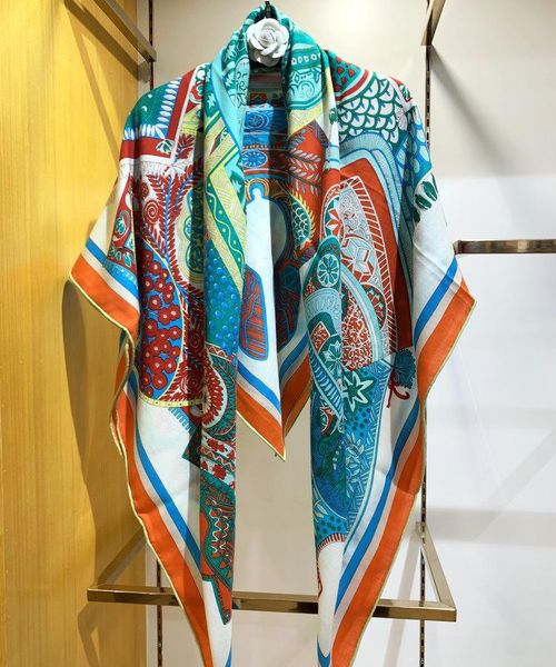 

scarves 2021 silk scarf women shawl wrap female cashmere shawls winter warm, Blue;gray