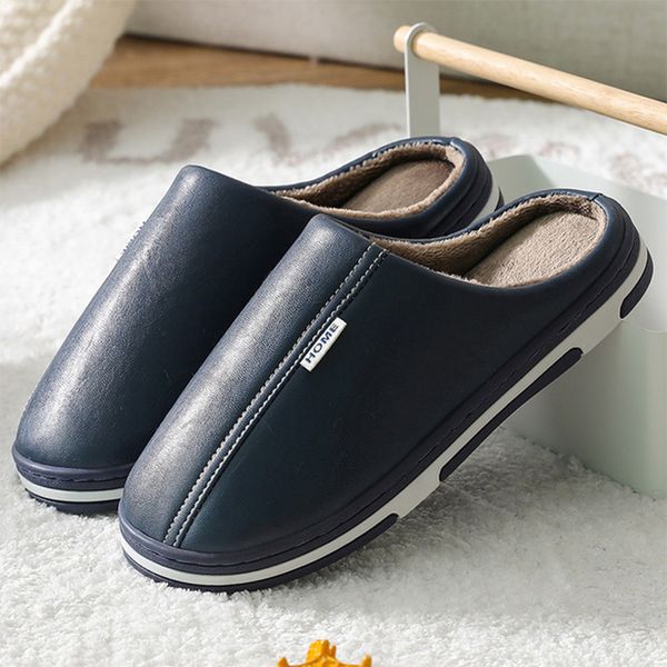 

2021 the new winter house ladies plush flat woman soft women shoes women's leather slippers big size lejy, Black