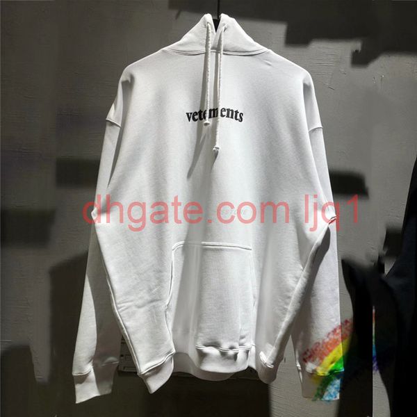 

heavy fabric hoodie hooded men women sweatshirt embroidery hoody pullover, Black