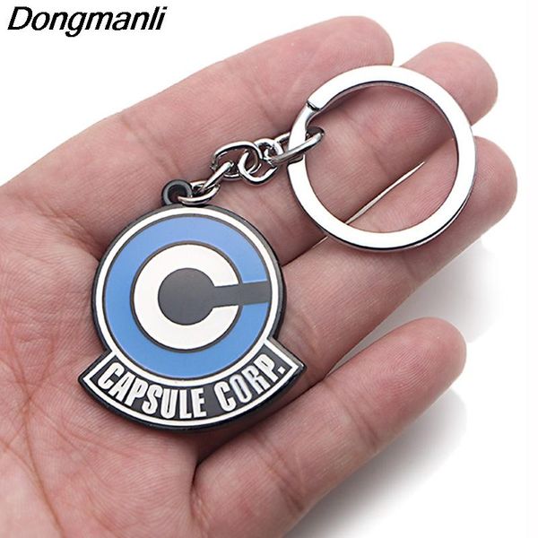 

p3792 dongmanli anime key holder cute enamel metal pendant car keychain for key rings gifts, Silver