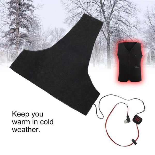 

outdoor t-shirts usb charged vest heating sheet 5v carbon fiber pad electric pads warmer for jacket1, Gray;blue