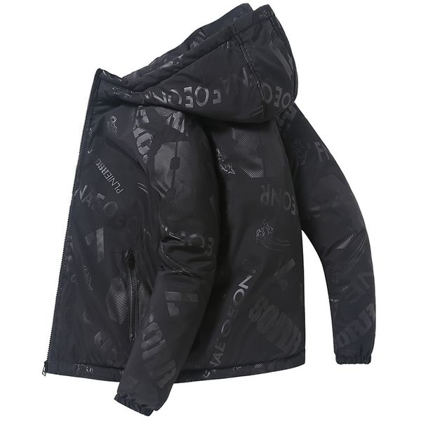 

2020 brand jackets men winter fashion warm thick parka coat oversize 6xl 7xl 8xl men's black padded jacket men clothing c1214, Black;brown