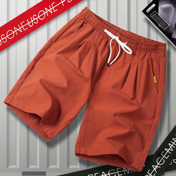 

summer 2020 youwei youth shorts men's straight pants, White;black