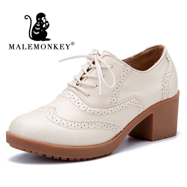 

2020 autumn new arrival women pumps pu leather high heel shoes square toe designer lace-up casual shoes, Black