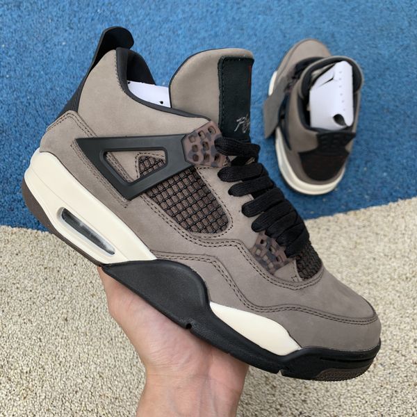 

2021 travis scotts x jumpman 4 olive mens basketball shoes 4s green dark mocha cool grey cactus jack men trainers sports sneakers 7-13