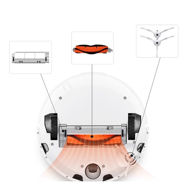 

7шт вакуумный очиститель запчасти вакуумный очиститель замена hepa фильтр чистящий инструмент для xiaomi mijia xiaowa roborock вакуумный очи