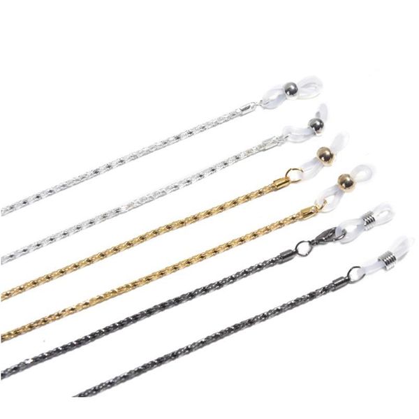 

1pcs/ 3pcs fashion chic womens eyeglass chains sunglasses reading beaded glasses chain eyewears cord holder neck st jlljbx