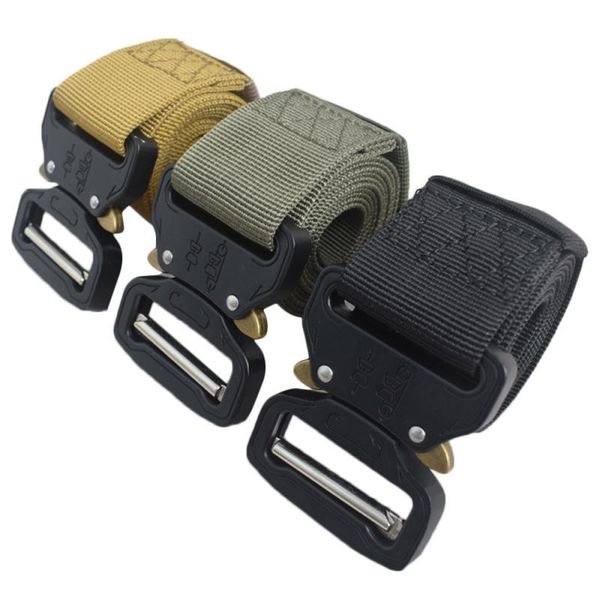 

мужские пояс тактическая армия охота на открытый пояс нейлон учебная ремень армия тактические учебные ремни мужской ремешок, Black;brown
