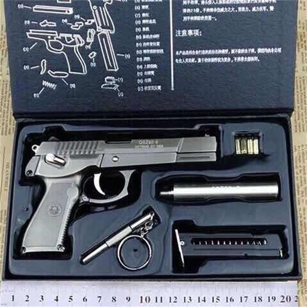 

all metal simulation male and child toy large disassembly gun live ammunition model can not be fired 1:2.05