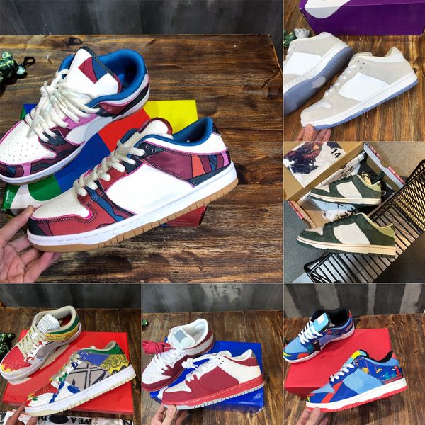 

2022 designer men women running shoes low-cut graffiti university blue tiffany blue cashew flower ice cream brand leather neakers luxury sne