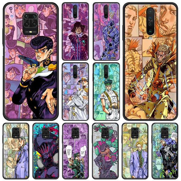 

sewqmobile case redmi note 9s 8t 7 8 pro 6a 7a 8a 9c 9 first k30 black soft shell jojo adventurevtrvgt