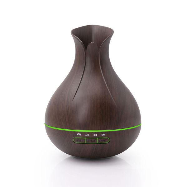 

thankshare 400ml aroma diffuser air humidifiers aroma lamp aromatherapy vase diffuser mist maker 7 led light changing for office h sqcoyi