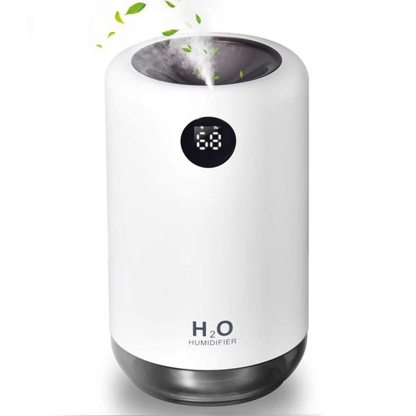 

portable mini humidifier, small cool mist humidifier, 500ml usb air deskhumidifier for bedroom office