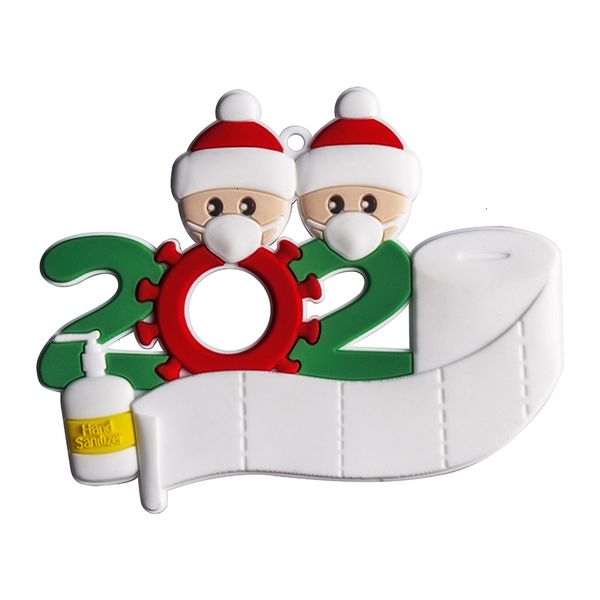 

christmas tree family quarantine survivor ornaments xmas personalized hang decoration snowman pendant gift with face maszw9o