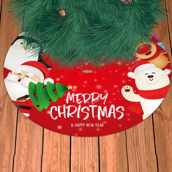 

christmas decorations tree skirt gift floor mat drawcloth home year decoration carpet