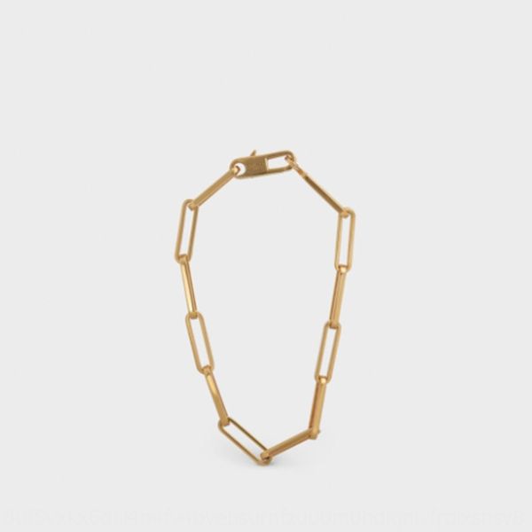 

women's ins niche design yu chain empty girlfriends all-match titanium steel gold-plated celi bracelet bracelet style french style pxnr, Black