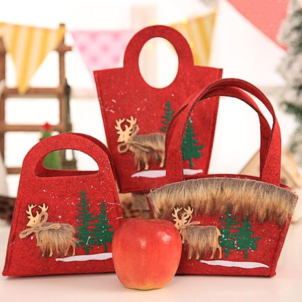 

festivlval christmas non-woven candy bag party home decoration shopping bag