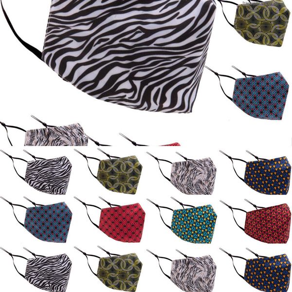 

with filter designer face masks black 50pcs men 3-layer personality anti dust pm2.5 printed spring thin cotton mas