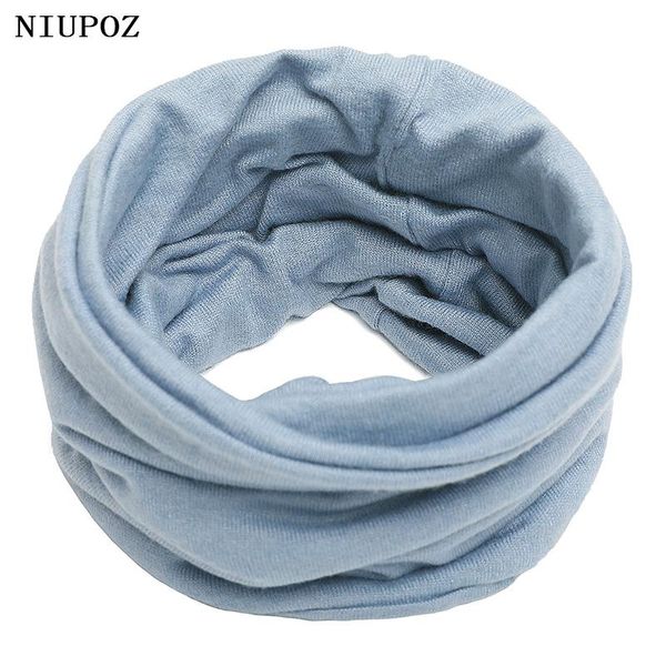 

scarves winter warm knitted ring solid scarf bandana men women fashion headband elastic neck collar windproof, Blue;gray