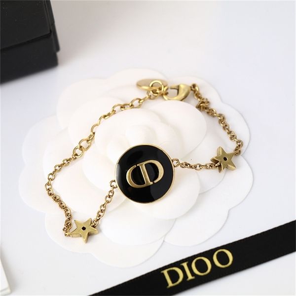 

86% off factory shopfamily necklace female nose classic fashion brass bracelet high version, Black