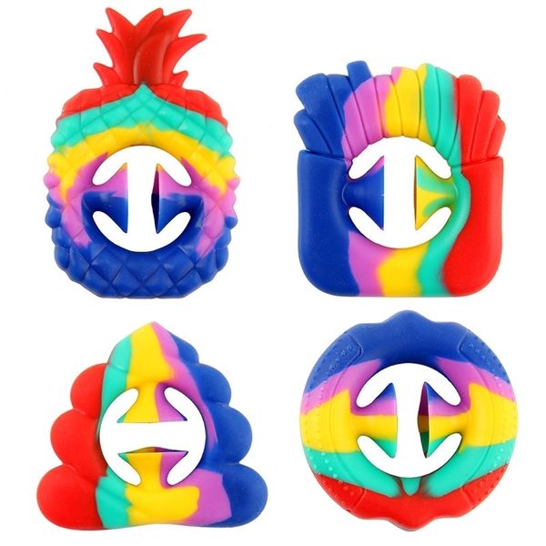 

simple squeeze hand toys relief stress relieve anti-anxiety silicone fidget sensory toy brinquedos