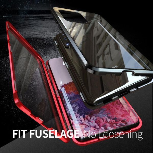 

magnetic double sided glass case for samsung galaxy s20fe s20 s10 s9 s8 plus note20 10 pro m31 m51 m21 a51 h jllmxe