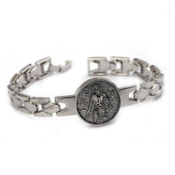 

charm bracelets mengtuyi playerunknown's battlegrounds pubg bracelet men alloy chain bangles women game jewelry bangle accessory homme1, Golden;silver