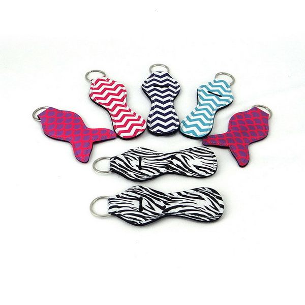 

stock 63 style holder softball and factory baseball printed neoprene chapstick keychain hold