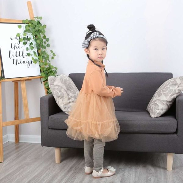 

drs princs 2021 girls' gauze korean skirt long sve spring children's fashion r8iaby7xpmwk, Red;yellow