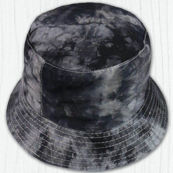 

1pcs autumn tie dye bucket hat fishing caps mens womens, Blue;gray