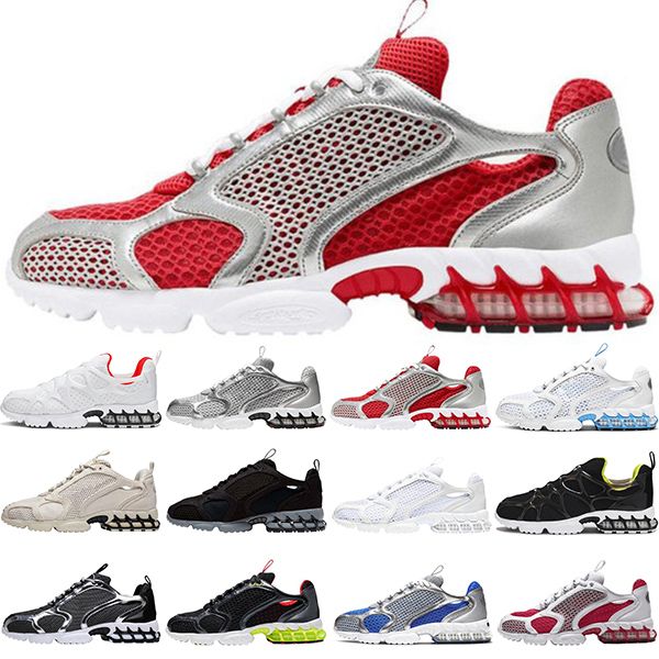 

новый зум спиридон клетка работает тренер обувь мужских тройной черной белой красных бежевая тапки женщины спортивного размером 36-45