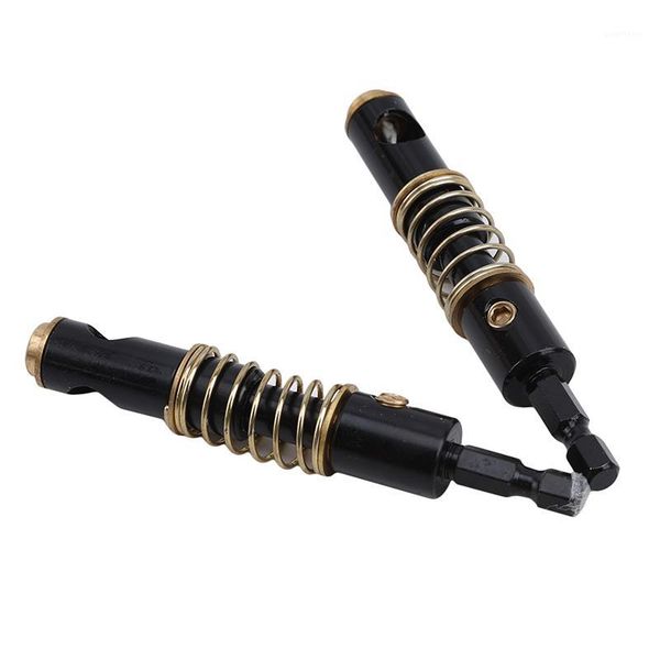 

1/4'' 5mm hexagon woodworking hinge drill bits hole opener drilling tools carpenter diy working black hinged drill1