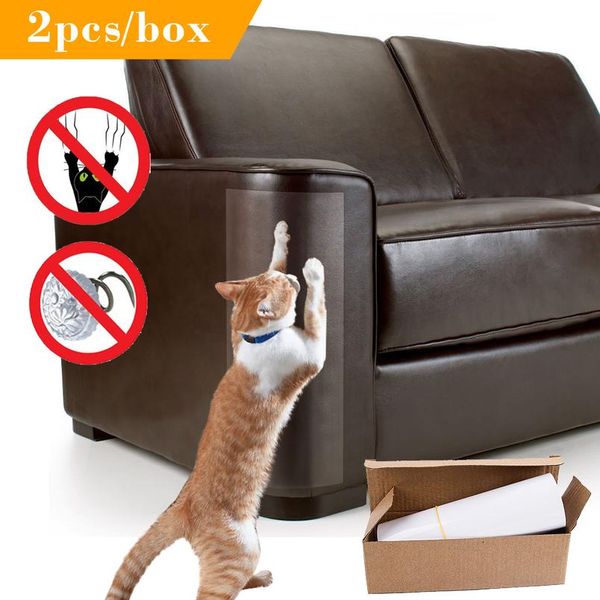 

2pcs/lot sofa cat claw protector self-adhesie protect pads cat scratching post furniture protective cover for leathe bbyydb