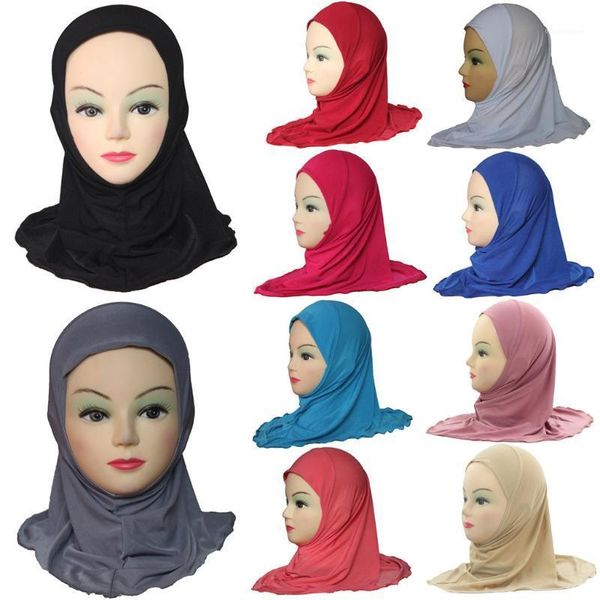 

women muslim hedging cap scarf soft muslim full cover inner wraped cap islamic underscarf plain bubble neck head bonnet #t5p1, Blue;gray