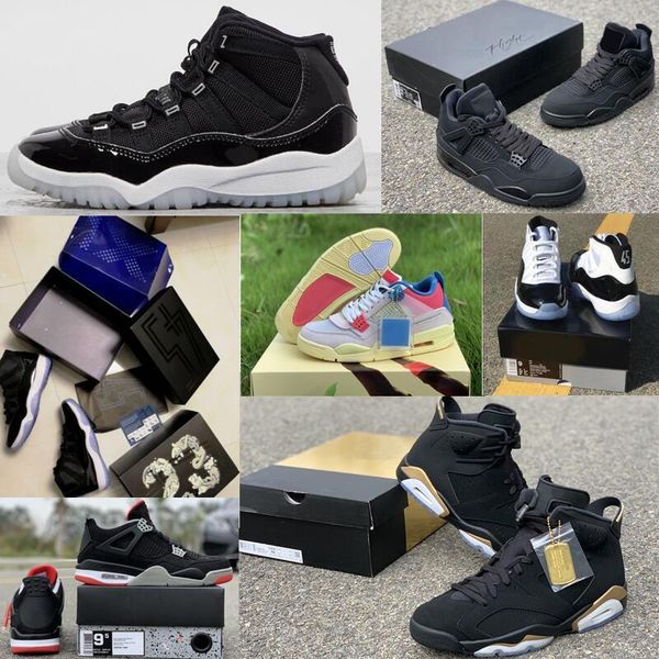 

2021 new 11 25th anniversary 11s real carbon fiber space jam 11s basketball shoes 5s fire red 3 dmp 6s black infrared union 4s guava ice, White;red