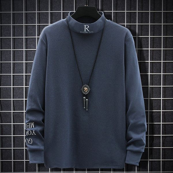 

2021 new fall spring white male hoodies loose hip hop punk pullover streetwear fashion clothes oversize 5xl 47ux, Black